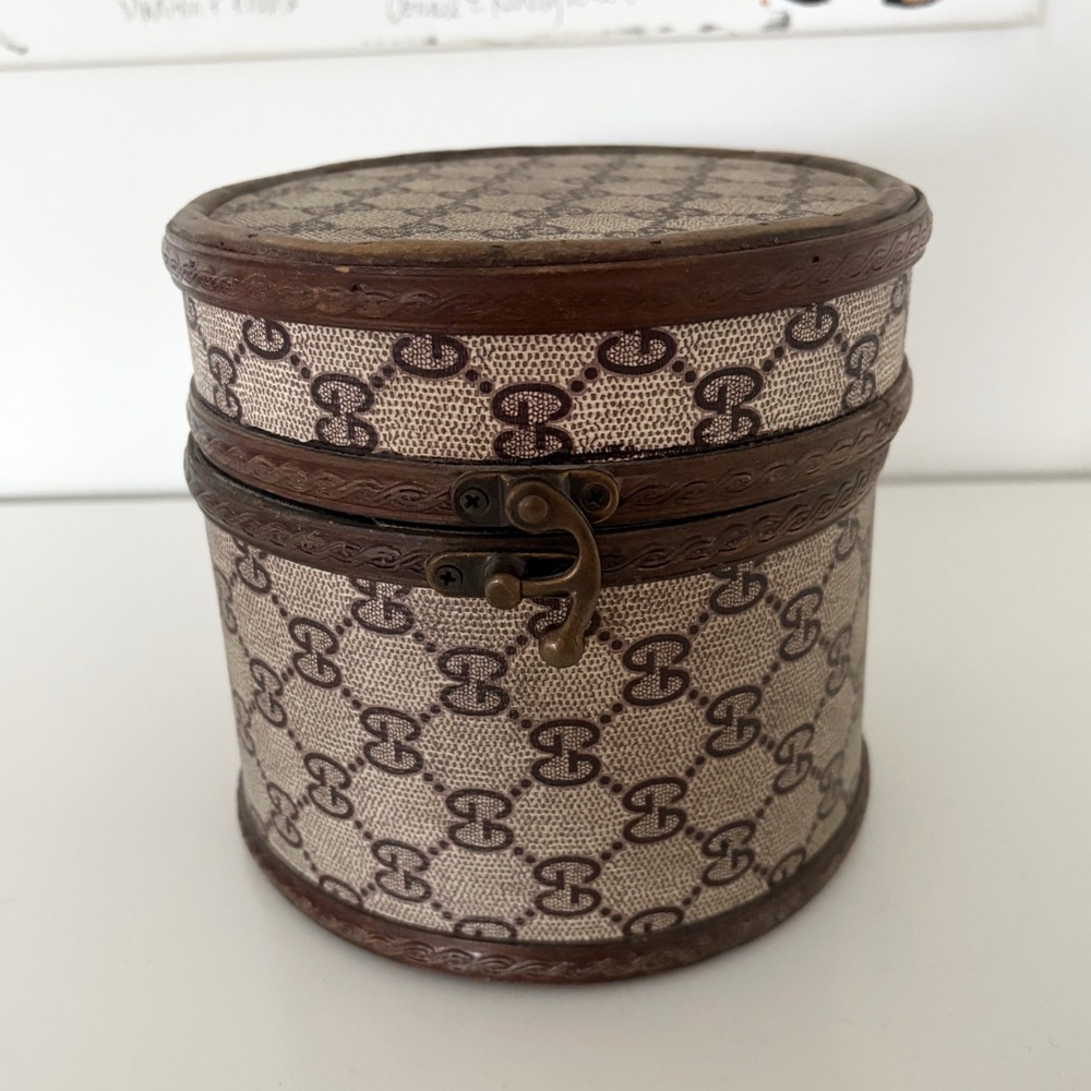 Gucci | Vintage Wooden Trinket Box Collectors Item Rare
